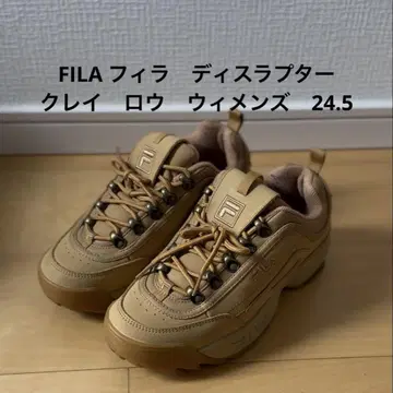 FILA 휠라 디스럽터 클레이 로우 우먼 24.5