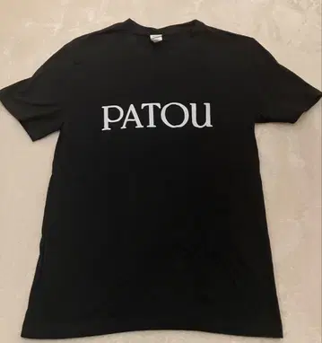 PATOU풍 T셔츠 블랙