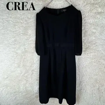 새상품급 CREA NOIR 도쿄 소와르 블랙 포멀 원피스