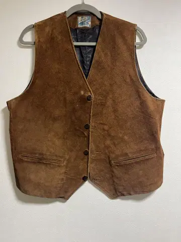 70s 스웨이드 베스트 vintage