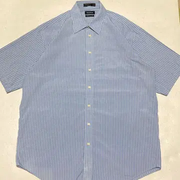 NAUTICA 노티카 반팔 논아이론 스트라이프 셔츠