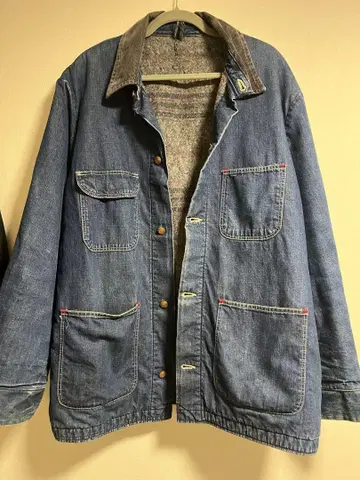 Wrangler 데님 커버올 울 라이닝