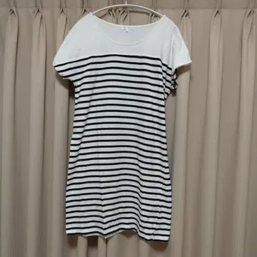 보나조르나타 T셔츠 튜닉 보더 프리 사이즈