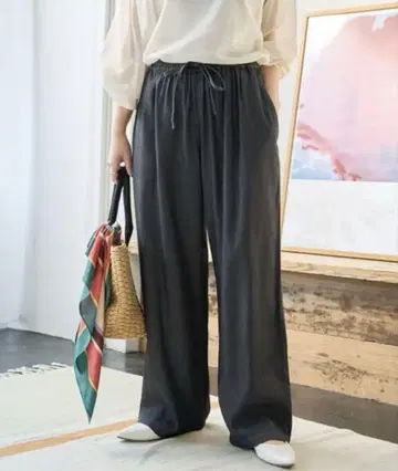 [ FREAK'S STORE ] 레이온 데님 이지 팬츠 M 사이즈 블랙