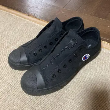 Champion 블랙 슬립온 24.5