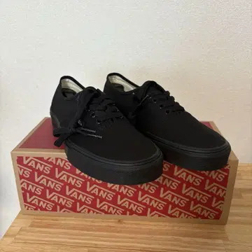 VANS AUTHENTIC 블랙 27.5cm 박스 포함 반스 어센틱