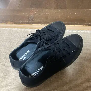 CONVERSE ALL STAR 블랙 스니커즈 24.5