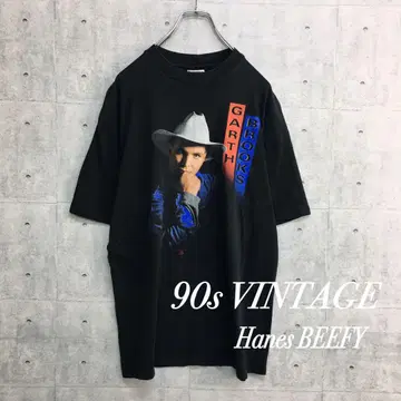 90년대 가스 브루 한스 비피-T 티셔츠 L 사이즈 검정