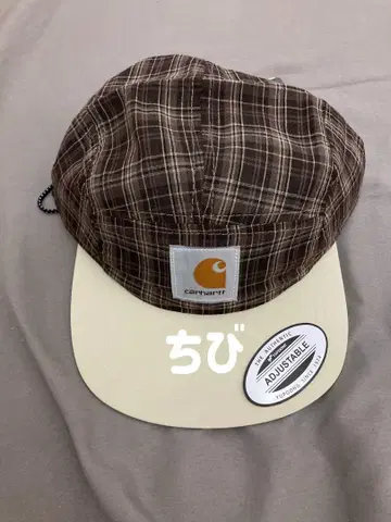 Carhartt 체크 무늬 야구 모자