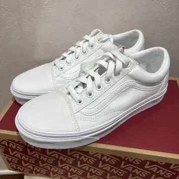 VANS 화이트 스니커즈