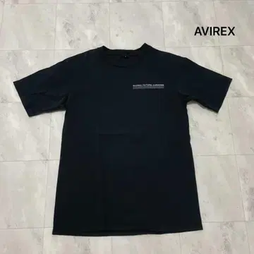 AVIREX 아비렉스 티셔츠 반팔 양면 프린트 밀리터리 아메리칸 캐주얼