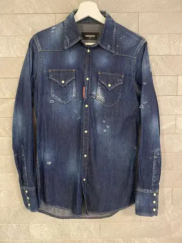 DSQUARED2 데님 셔츠 디스퀘어드2 44 새상품급
