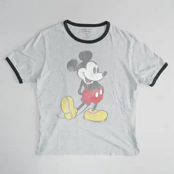 구제 의류 00s 빈티지 Disney 미키 링거 티셔츠 M