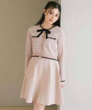 JILL by JILL STUART 트위드 미니 니트 원피스