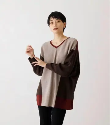 아줄바이마우지 누디 돌먼 니트 스웨터 상의 긴팔 M