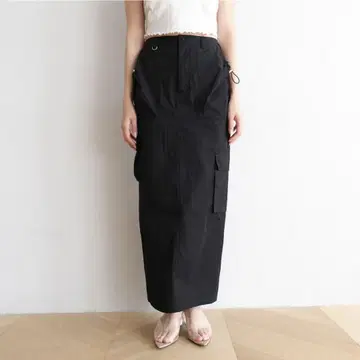 밑단 수선 Searoomlynn DRAWSTRING 카고 스커트