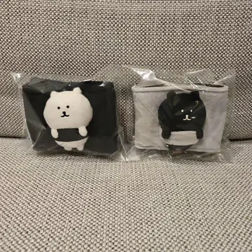 나가노 캐릭터즈 봉제 인형 드링크 홀더 나가노의 곰 & 다크 곰