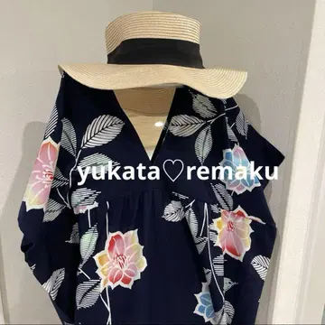 유카타 리메이크, 기모노 리메이크, 카프탄 스타일 튜닉
