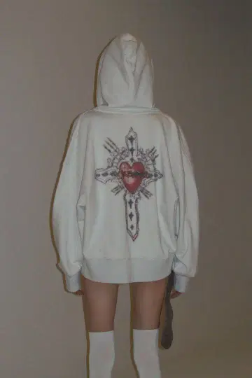 sculptor Beaded Saint Hoodie Zip-Up