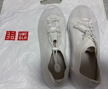 UNIQLO 유니클로 스니커즈 남성용 26cm 화이트 미사용 새상품