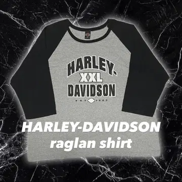 HARLEY-DAVIDSON 할리데이비슨 라그란 티셔츠 USA