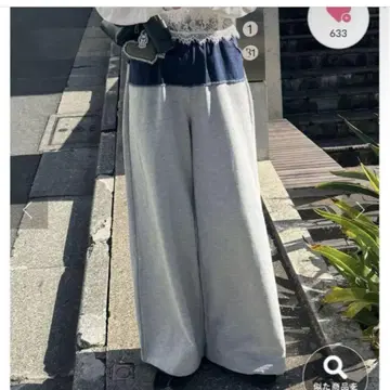 야마다 기획 데님 전환 스웨트 팬츠 사이즈 0