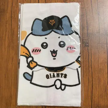 치이카와 요미우리 자이언츠 부드러운 페이스 타월 (하치와레)