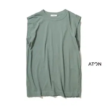 ATON / FRESCA SINGLE JERSEY 탱크탑 미사용 새상품