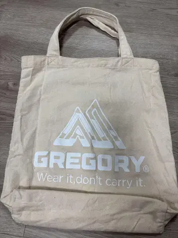 GREGORY 에코백 베이지