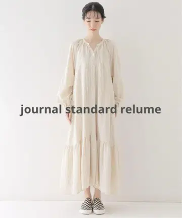 미품 저널 스탠다드 레 몰 스트라이프 가더 원피스