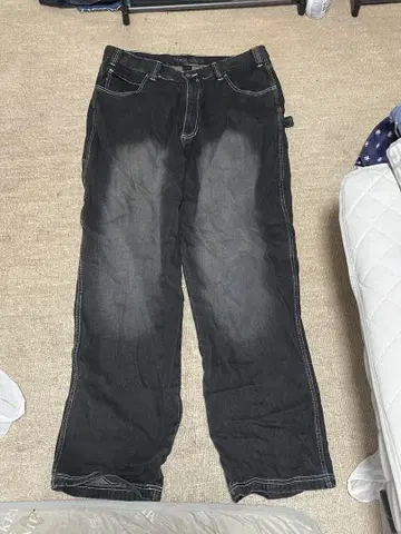 FUBU 다크 그레이 데님 W40/L35