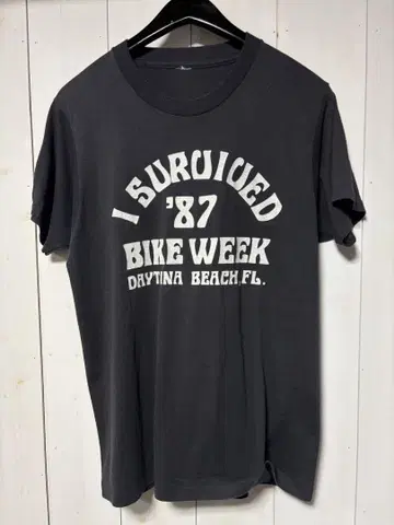 '87 데이토나 비치 할리 T셔츠 빈티지 M