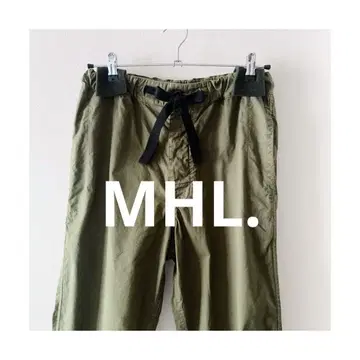 MHL 코튼 팬츠 카키 0 사이즈