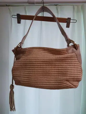 FURLA 스트라이프 짜임 숄더백