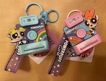 파워퍼프걸 파샤피카 카메라 키링 2세트