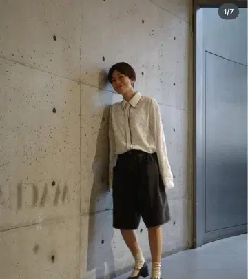 [ 새상품급 ] 마차트 레이스 셔츠