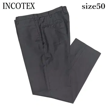 인코텍스 슬랙스 팬츠 50 그레이 슈퍼100 INCOTEX