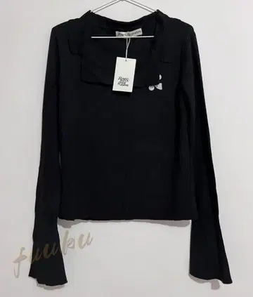 휴식과 여가용 블랙 장소매 톱