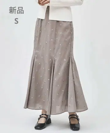 31 Sons de mode 라메 자수 메리드 스커트 S