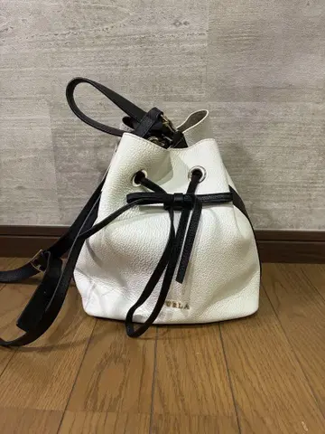 FURLA 복조리 숄더백 바이컬러