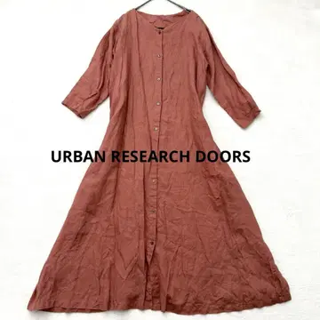 URBAN RESEARCH DOORS 리 롱 원피스 테라코타