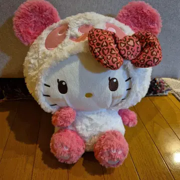 키티 팬더 표범 무늬 봉제 인형