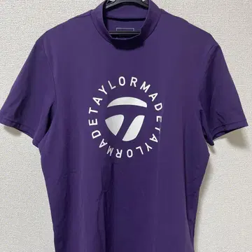 TaylorMade 반팔 모크넥 퍼플 사이즈 O