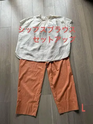SHIPS 블라우스 & SALOON 팬츠