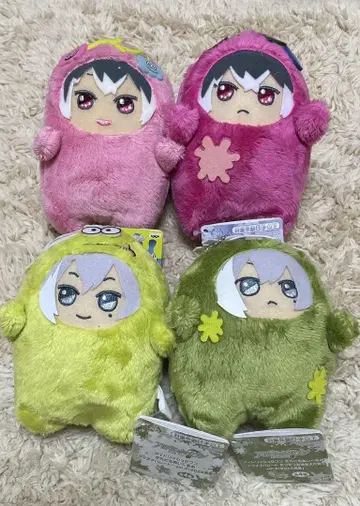 아이나나 반짝이는 봉제 인형 Re:vale 몬누이 와루모후 4개 세트