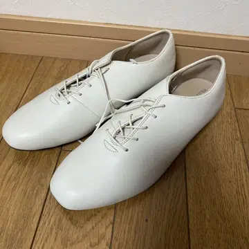 ALL DAYWALK 화이트 레이스업 가죽 신발