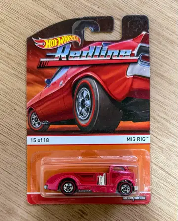Hot Wheels MIG RIG 레드라인 시리즈