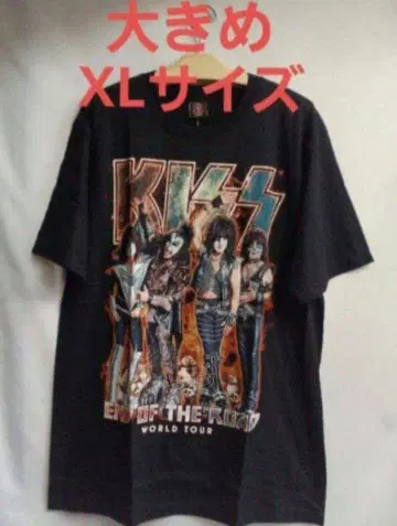 밴드 티셔츠 KISS XL 사이즈
