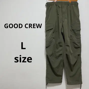 맥하우스 GOOD CREW 카고 팬츠 남성용 카키 L