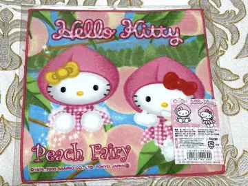 [헬로키티] 고토치 키티 타월 후쿠시마 한정 Peach Fairy